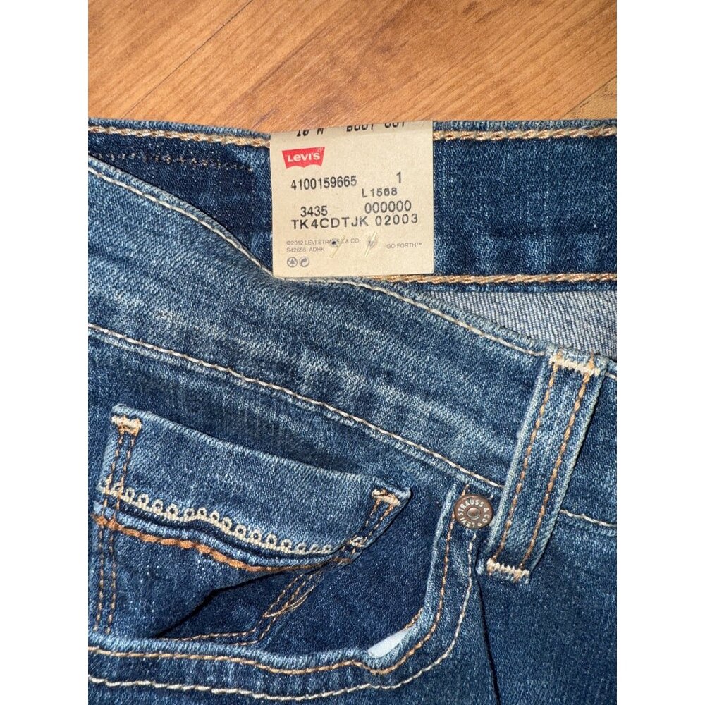 Levi's Women's 515 Classic Boot Cut Mid Rise Blue Jeans - Picture 8 of 10